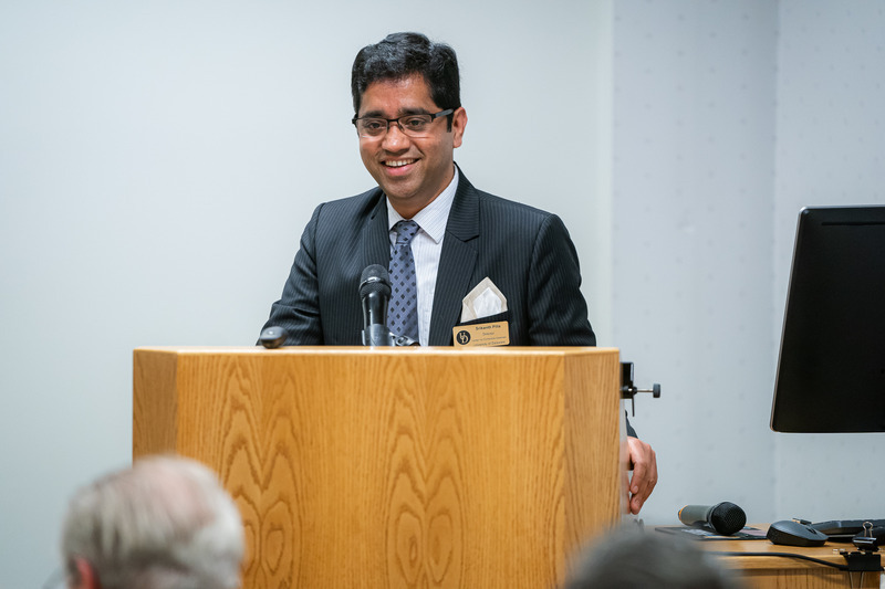 Center for Composite Materials (CCM) Director Srikanth Pilla speaks at CCM’s 50th Anniversary Alumni Reunion.