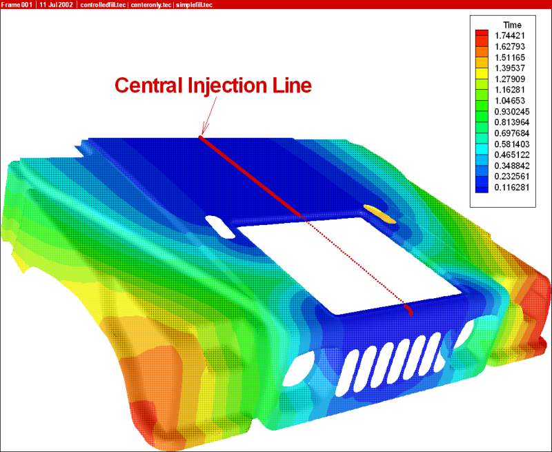 Female technician in blue lab coat assembles materials. A device in the foreground has a sticker that says CCM